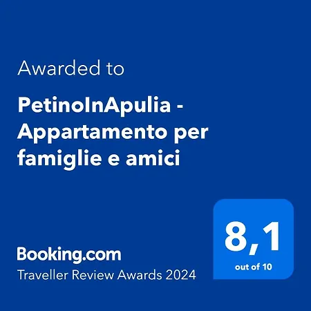 Petinoinapulia - Per Famiglie E Amici Διαμέρισμα *